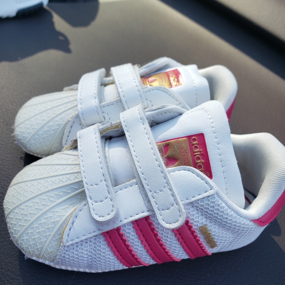 Baby Adidas Superstars Pink